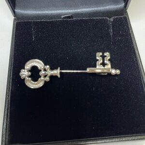 Vintage Avon Silver Key Stick Pin